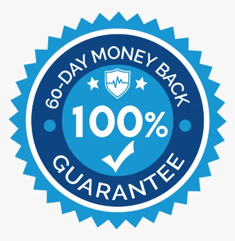 Septifix 60-day 100% money-back guarantee badge